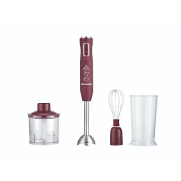 Блендер WILLMARK WHB-1450PS (500Вт,турбо режим,Soft t, венчик, колка льда, измельч,фиолет)
