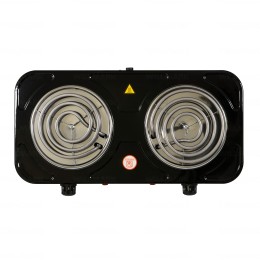 Плита электрическая WILLMARK НS-215Т (2 спир конф.*145 mm/1000Вт.,150*1500Вт, нерж сталь, черный)