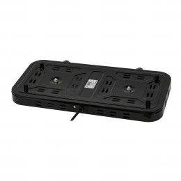 Плита электрическая WILLMARK НS-215Т (2 спир конф.*145 mm/1000Вт.,150*1500Вт, нерж сталь, черный)