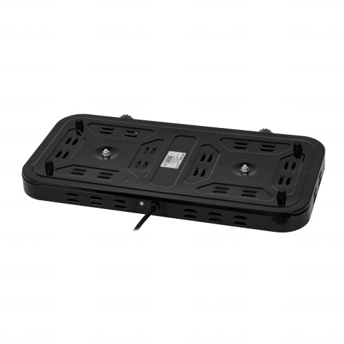 Плита электрическая WILLMARK НS-215Т (2 спир конф.*145 mm/1000Вт.,150*1500Вт, нерж сталь, черный)