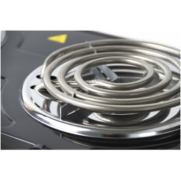 Плита электрическая WILLMARK НS-215Т (2 спир конф.*145 mm/1000Вт.,150*1500Вт, нерж сталь, черный)