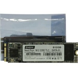 Накопитель SSD  ExeGate EX280473RUS UV500MNextPro+ 512 Gb M.2 2280  3D TLC (SATA-III)