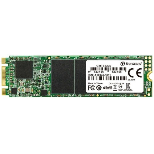 Накопитель SSD M.2 Transcend 960Gb MTS820 <TS960GMTS820S> (SATA3, up to 560/520MBs, 75000 IOPs, 3D TLC, 22х80мм)