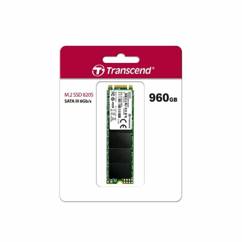 Накопитель SSD M.2 Transcend 960Gb MTS820 <TS960GMTS820S> (SATA3, up to 560/520MBs, 75000 IOPs, 3D TLC, 22х80мм)