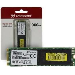 Накопитель SSD M.2 Transcend 960Gb MTS820 <TS960GMTS820S> (SATA3, up to 560/520MBs, 75000 IOPs, 3D TLC, 22х80мм)