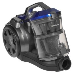 Пылесос WILLMARK VC-2069CY (Циклон, без мешка, нера фильтр, насадки, 2000Вт,  (Серо-синий)