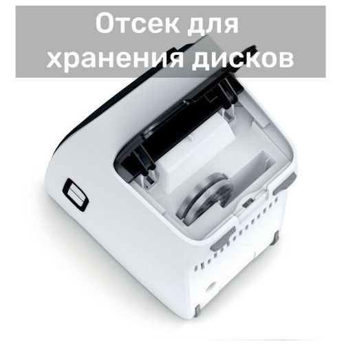 Мясорубка BOSCH MFW3910W CompactPower, 1900Вт, 2,3 кг/мин, цвет: белый, механическая за щита от перегрузки, 1 скор. Комплект: 2 диска для фарша, насадка для кол басок