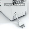 Мясорубка BOSCH MFW3910W CompactPower, 1900Вт, 2,3 кг/мин, цвет: белый, механическая за щита от перегрузки, 1 скор. Комплект: 2 диска для фарша, насадка для кол басок