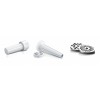 Мясорубка BOSCH MFW3910W CompactPower, 1900Вт, 2,3 кг/мин, цвет: белый, механическая за щита от перегрузки, 1 скор. Комплект: 2 диска для фарша, насадка для кол басок