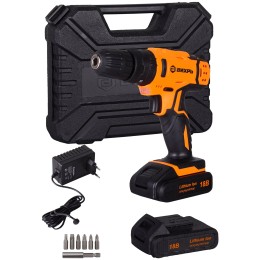 Вихрь Дрель-шуруповерт аккумуляторная ударная ДА-18Л-2кУ 72/14/17