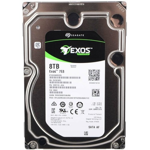 Жесткий диск SEAGATE SATA 8TB 7200RPM 6GB/S 256MB ST8000VX004 Skyhawk