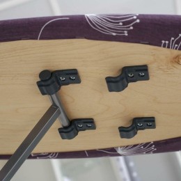 Доска гладильная НИКА 1, размер: 122/34,5, материал: фанера, выдвижная подставка под утюг, два полож