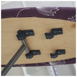 Доска гладильная НИКА 1, размер: 122/34,5, материал: фанера, выдвижная подставка под утюг, два полож