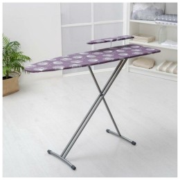 Доска гладильная НИКА 1, размер: 122/34,5, материал: фанера, выдвижная подставка под утюг, два полож