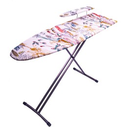 Доска гладильная НИКА 1, размер: 122/34,5, материал: фанера, выдвижная подставка под утюг, два полож