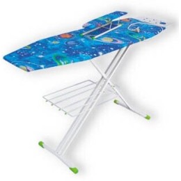 Доска гладильная НИКА 8 автомат, размер: 122/40, материал: фанера, европодставка под утюг (полимер)