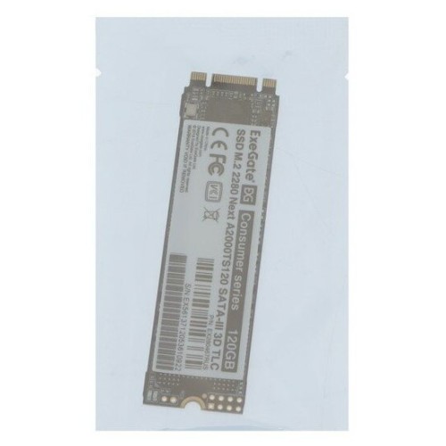 Накопитель SSD  ExeGate EX280467RUS A2000MNext 120 Gb M.2 2280  3D TLC (SATA-III)