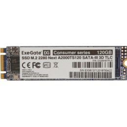 Накопитель SSD  ExeGate EX280467RUS A2000MNext 120 Gb M.2 2280  3D TLC (SATA-III)