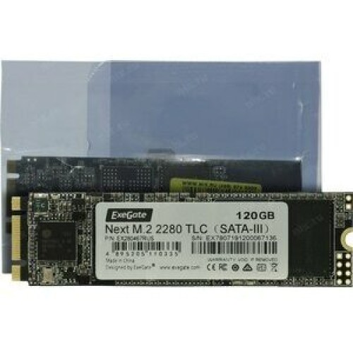 Накопитель SSD  ExeGate EX280467RUS A2000MNext 120 Gb M.2 2280  3D TLC (SATA-III)