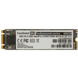 Накопитель SSD  ExeGate EX280466RUS UV500MNextPro 480 Gb M.2 2280  3D TLC (SATA-III)