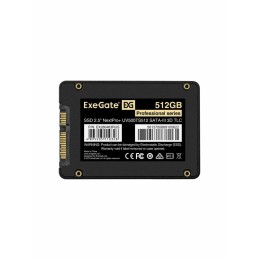Накопитель SSD ExeGate EX280463RUS UV500NextPro+ 2.5" 512 GB SATA-III 3D TLС