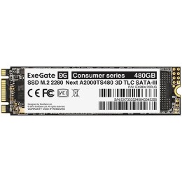 Накопитель SSD  ExeGate EX280470RUS A2000MNext 480 Gb M.2 2280  3D TLC (SATA-III)
