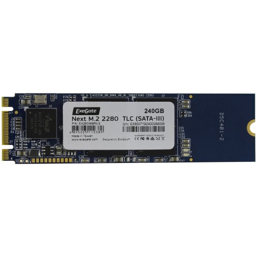 Накопитель SSD  ExeGate EX280469RUS A2000MNext 240 Gb M.2 2280  3D TLC (SATA-III)