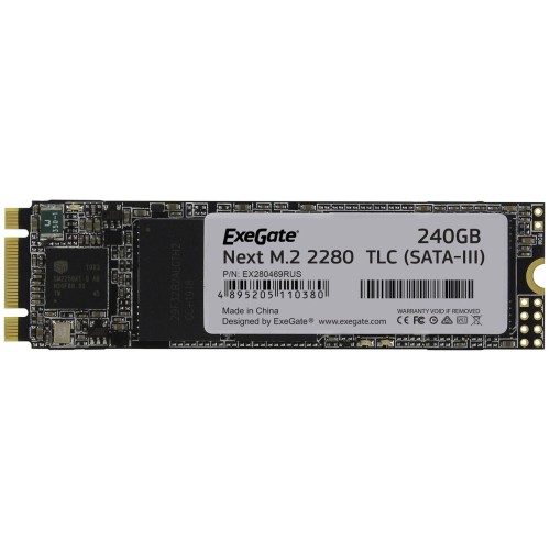 Накопитель SSD  ExeGate EX280469RUS A2000MNext 240 Gb M.2 2280  3D TLC (SATA-III)