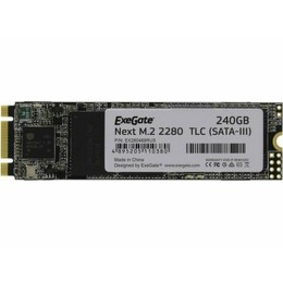 Накопитель SSD  ExeGate EX280469RUS A2000MNext 240 Gb M.2 2280  3D TLC (SATA-III)