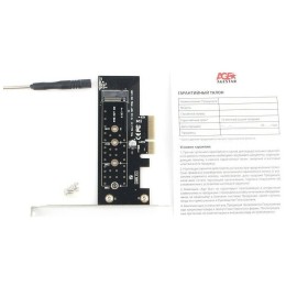 Адаптер AgeStar AS-MC01 PCI-E для M.2 NGFF SSD
