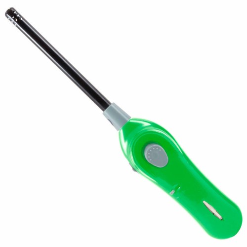Пьезозажигалка ECOS GL-001G, зеленая, 26 см.