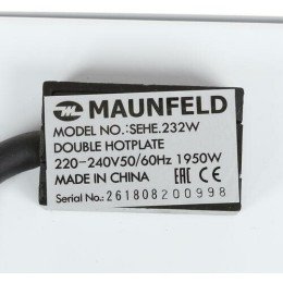 Плита электрическая MAUNFELD SEHE.232W