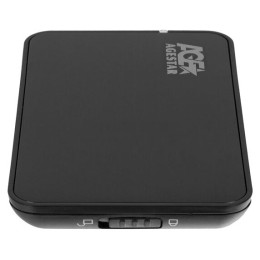 Внешний корпус для HDD AgeStar SUB2A8 SATA пластик/сталь черный 2.5"