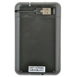 Внешний корпус для HDD AgeStar SUB2A8 SATA пластик/сталь черный 2.5"