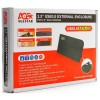 Внешний корпус для HDD/SSD AgeStar 3UB2A14 SATA II пластик/алюминий черный 2.5"