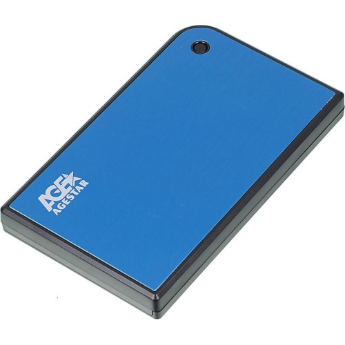 Внешний корпус для HDD/SSD AgeStar 3UB2A14 SATA II пластик/алюминий черный 2.5"