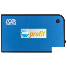 Внешний корпус для HDD/SSD AgeStar 3UB2A14 SATA II пластик/алюминий черный 2.5"