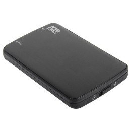 Внешний корпус для HDD/SSD AgeStar 3UB2A12 SATA пластик/алюминий черный 2.5"