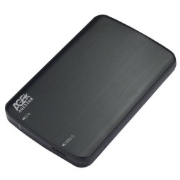 Внешний корпус для HDD/SSD AgeStar 3UB2A12 SATA пластик/алюминий черный 2.5"