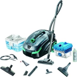 Пылесос THOMAS DRYBOX AMFIBIA FAMILY / Моющий 1700 Вт, DryBox, HEPA, черный/бирюзовый