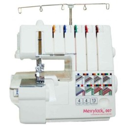 Оверлок MERRYLOCK 007 (5-ти-ниточный), 20 швейных операций, 2-,3-,4-,5-ти ниточная строчка