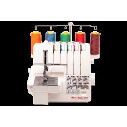 Оверлок MERRYLOCK 007 (5-ти-ниточный), 20 швейных операций, 2-,3-,4-,5-ти ниточная строчка