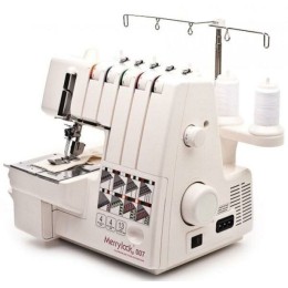 Оверлок MERRYLOCK 007 (5-ти-ниточный), 20 швейных операций, 2-,3-,4-,5-ти ниточная строчка