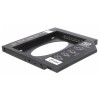 ORIENT UHD-2SC9PL, Шасси для 2.5" SATA HDD для установки в SATA отсек оптического привода ноутбука 9.5 мм, пластик (30842)