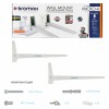 Кронштейн для СВЧ-печей Kromax MICRO-4 new white, max 20 кг, настенный, от стены 310 мм.