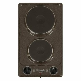 Плита электрическая ЛЫСЬВА ЭПБ 22 коричневый/рябчик эмаль (настольная)