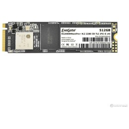 Накопитель SSD  ExeGate EX282322RUS KC2000MNextPro+ 512 Gb M.2 2280  3D TLC (PCI-E x4)