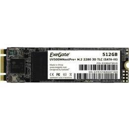 Накопитель SSD  ExeGate EX282322RUS KC2000MNextPro+ 512 Gb M.2 2280  3D TLC (PCI-E x4)