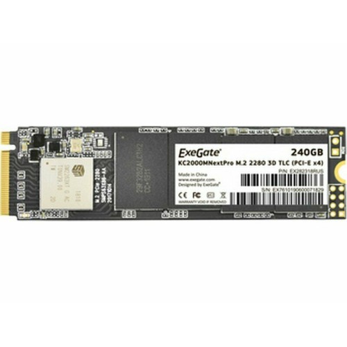 Накопитель SSD  ExeGate EX282315RUS KC2000MNext 240 Gb M.2 2280  3D TLC (PCI-E x4)