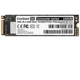 Накопитель SSD  ExeGate EX282315RUS KC2000MNext 240 Gb M.2 2280  3D TLC (PCI-E x4)